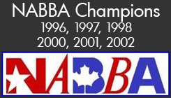 NABBA Champions - 1996-98; 2000-2